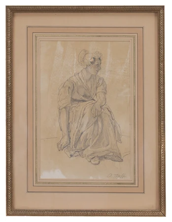 Jeune fille assise