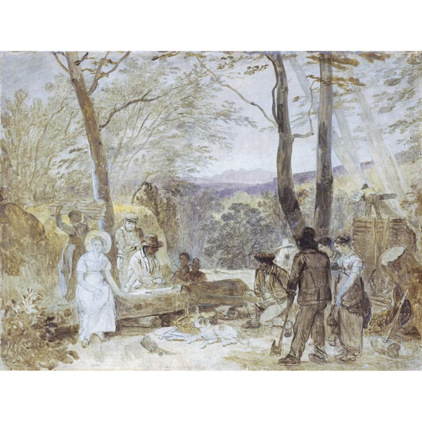Adam Töpffer — LES BÛCHERONS THE WOODCUTTER