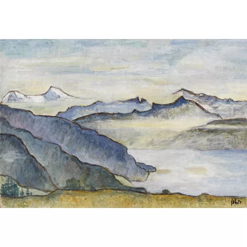 Adolf Fehr — Berner Oberländer Seenlandschaft.