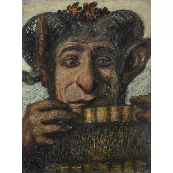 Musizierender Satyr