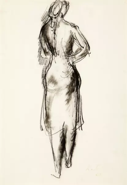 Stehende von Hinten