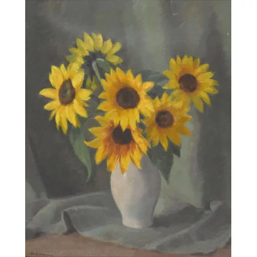 Adolf Holzmann — "Sonnenblumen".