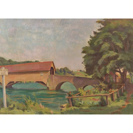 "Rheinbrücke bei Rheinau"