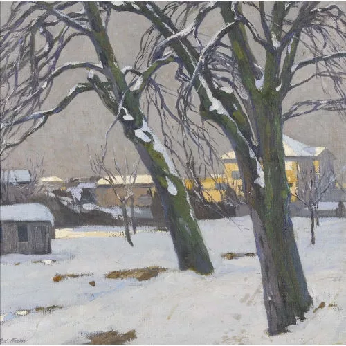 Adolf Kron — Winterlandschaft.
