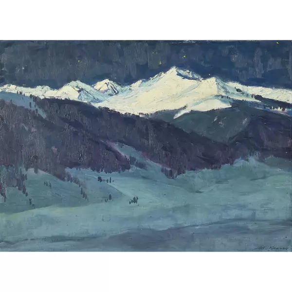 Winterliche Berglandschaft