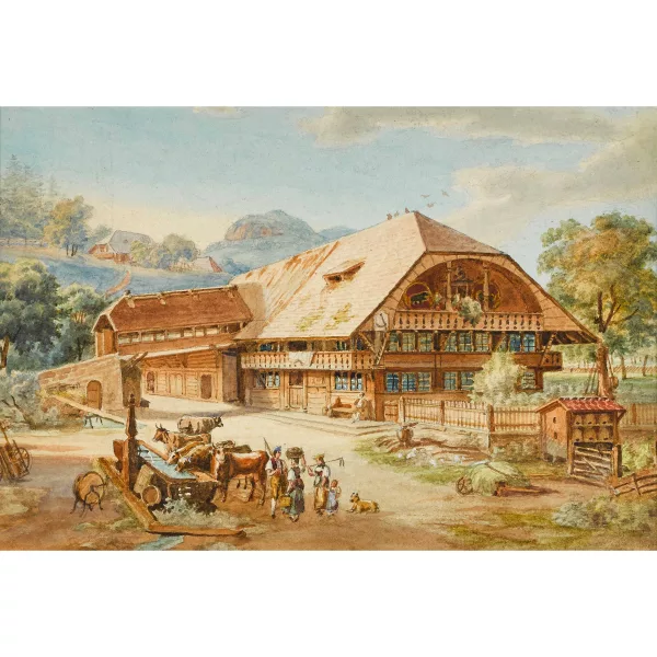 Adolf Methfessel — Emmentaler Bauernhaus.