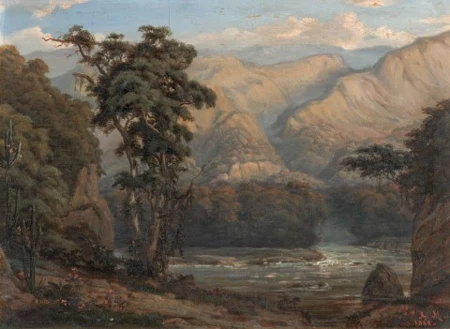 Los von zwei Urwald–Landschaften