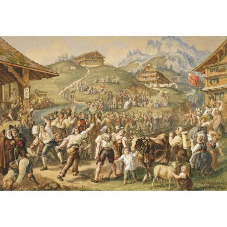 "Steinstosserfest am Rigi Cant. Schwyz"