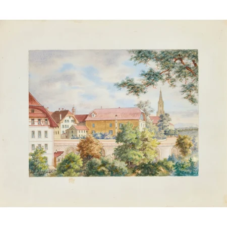 Ansicht von Bern mit dem Münster