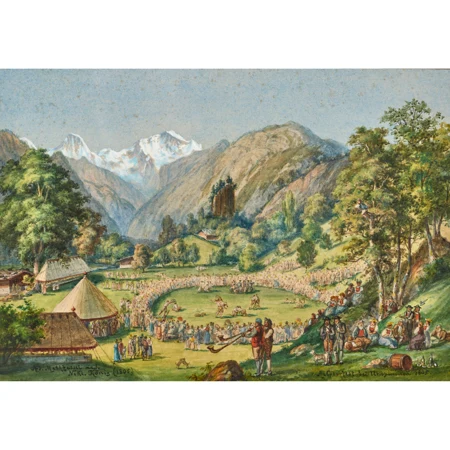 "Aelplerfest bei Unspunnen 1805"