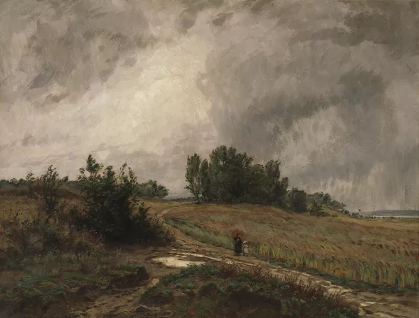 Adolf Stäbli — Landschaft in Oberbayern, um 1880/90
