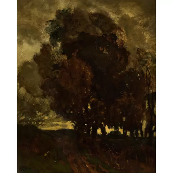 Landschaft bei Gewitterstimmung