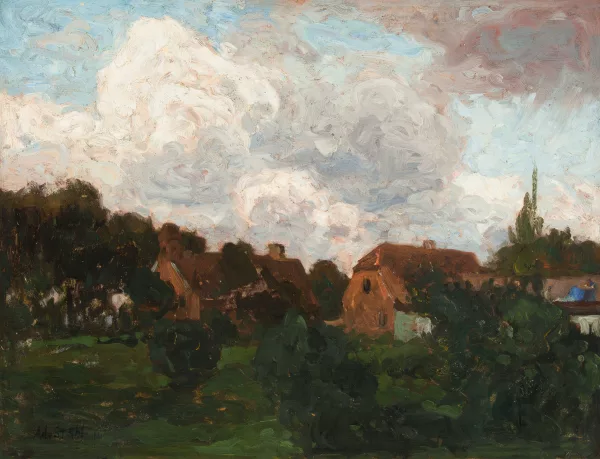 Adolf Stäbli — Nach dem Gewitter, 187(4?)