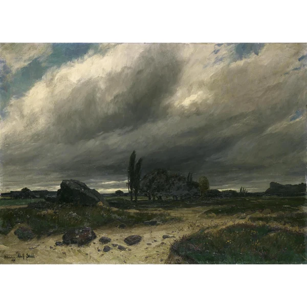 Adolf Stäbli — GEWITTERLANDSCHAFT, 1894 STORMY LANDSCAPE, 1894