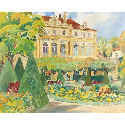 Adolf Tièche — L′Hôtel Du Peyrou à Neuchâtel.