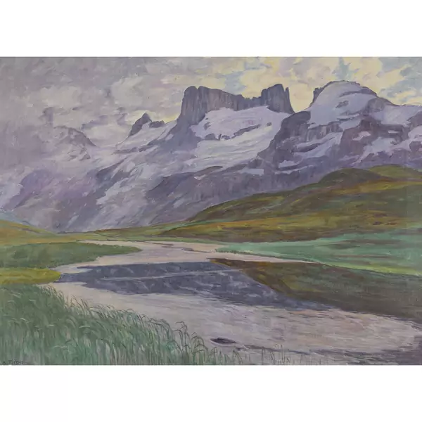 "Melchseefrutt, Hochalp mit See"