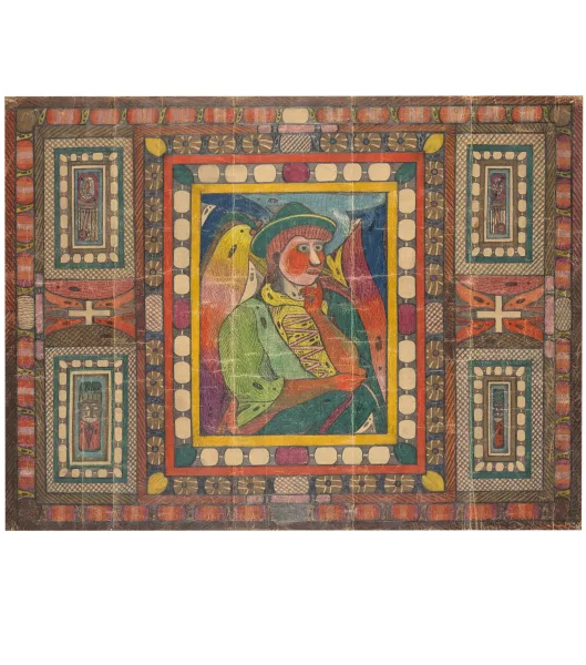 Adolf Wölfli — Skt. Adolfina, vom Skt. Adolf = Throon, Im Tiroll