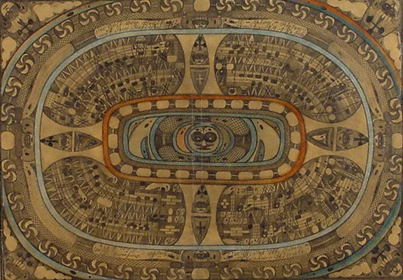 Adolf Wölfli — Der Golf von Mexico, 1918