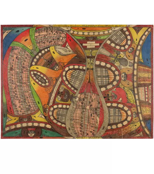 Adolf Wölfli — Skt. Adolf II. Todes=Fall — Galerie Kornfeld