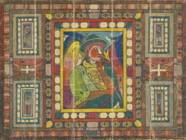 Adolf Wölfli — Skt.Adolfina, vom Skt.Adolf=Throon, im Tirol, 1927