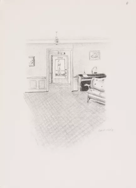 Adolf Dietrich — Mappe. Zehn Lithografien (Blätter vom Scherbenhof), 1941