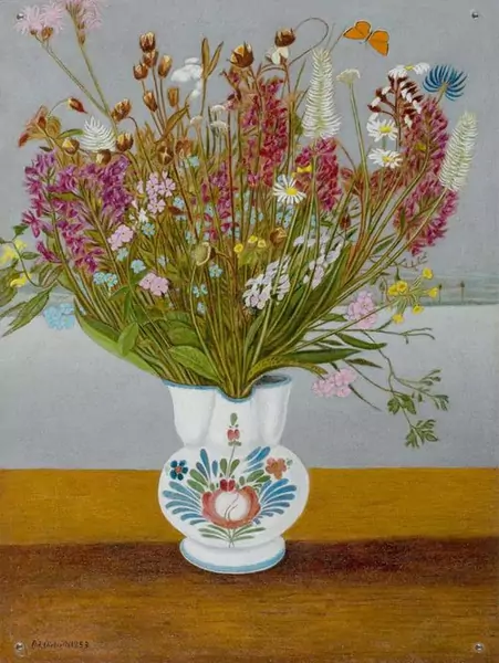 ADOLF DIETRICH — Wiesenstrauss in Vase. 1953. — Koller Auktionen