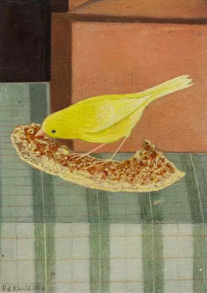 ADOLF DIETRICH — Canary on a piece of flan. 1954. — Koller Auktionen