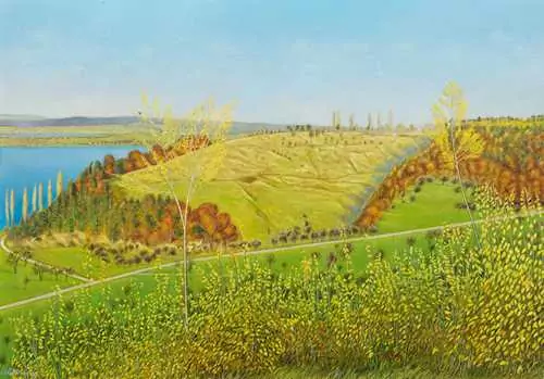 ADOLF DIETRICH — A spring landscape at Lower Lake Constance. 1941. — Koller Auktionen