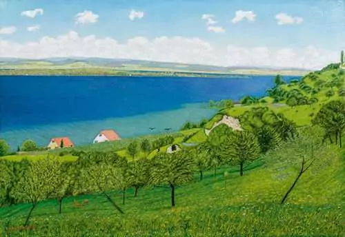 ADOLF DIETRICH — Ostwindwetter am Untersee. 1932. — Koller Auktionen