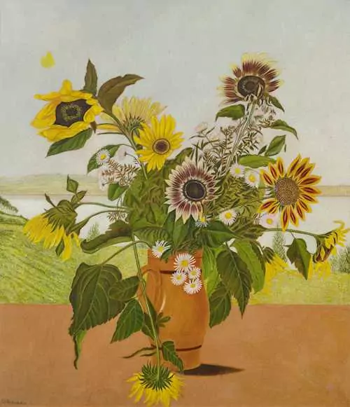 ADOLF DIETRICH — Sunflowers. 1953. — Koller Auktionen