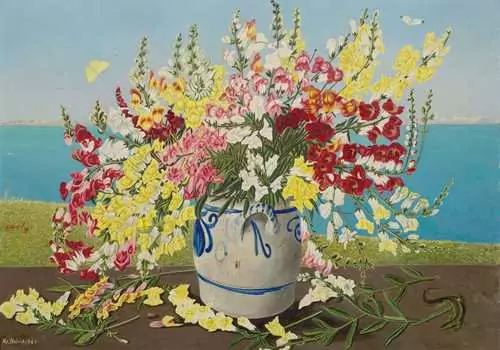 ADOLF DIETRICH — Löwenmäulchenstrauss. 1947. — Koller Auktionen