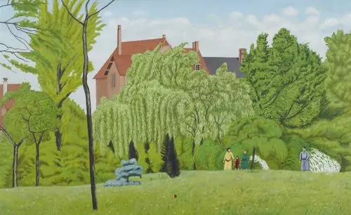 ADOLF DIETRICH — Stadtpark in Ludwigshafen. 1925. — Koller Auktionen