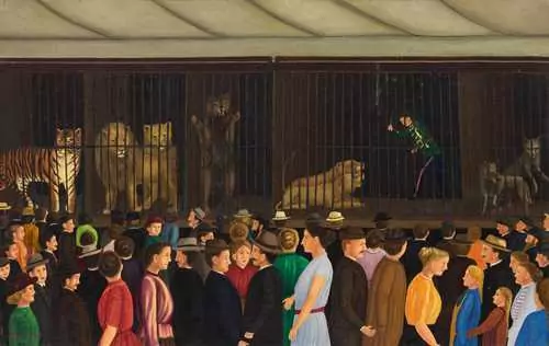 ADOLF DIETRICH — Circus Knie Menagerie. 1927. — Koller Auktionen