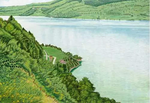 ADOLF DIETRICH — View from the white rocks of Lake Constance. 1930. — Koller Auktionen