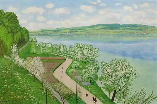 ADOLF DIETRICH — Frühlingslandschaft am Untersee. 1931. — Koller Auktionen