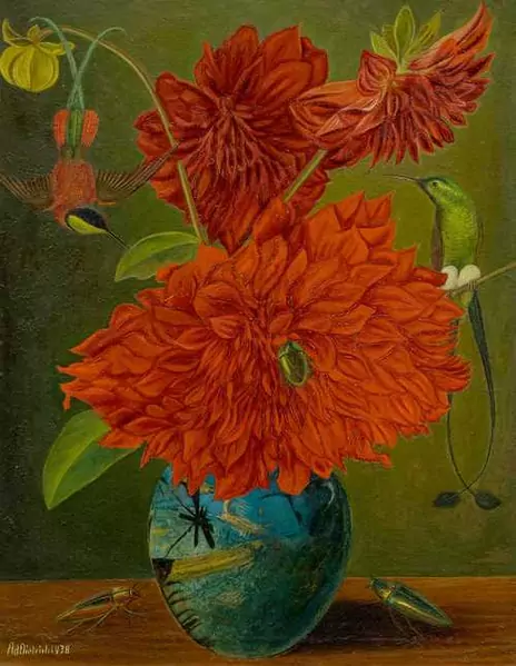 ADOLF DIETRICH — Still-life with flowers. 1938. — Koller Auktionen