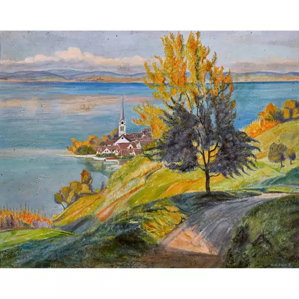 "Blick auf Berlingen"