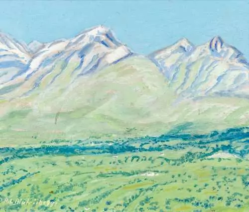 ADOLF DIETRICH — Small mountain landscape 1931. — Koller Auktionen