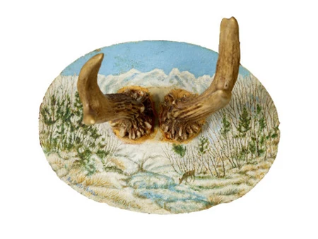 Winterlandschaft mit Reh, 1941