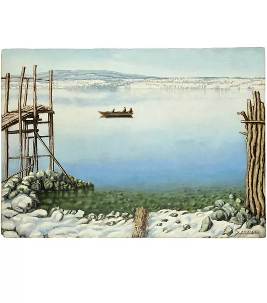 Adolf Dietrich — Winter am Untersee — Galerie Kornfeld