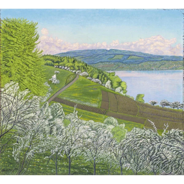Adolf Dietrich — FRÜHLING AM UNTERSEE, 1932 SPRING TIME AT LAKE CONSTANCE, 1932