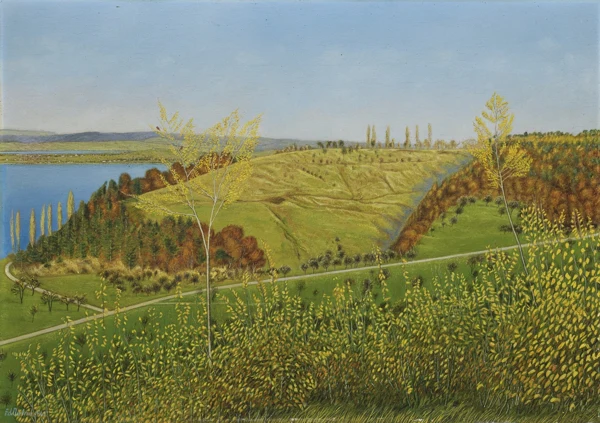 Adolf Dietrich — Frühlingslandschaft am Untersee, 1941