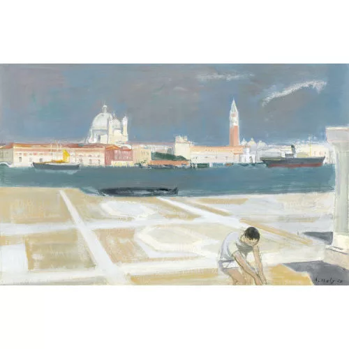 Adrien Holy — Sommerliche Ansicht von Venedig.