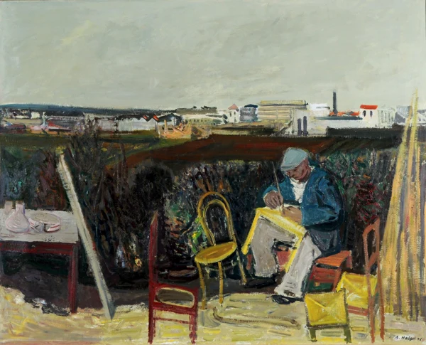 Adrien Holy — Maler im Freien, 1946