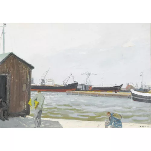 Adrien Holy — Hafenszene.