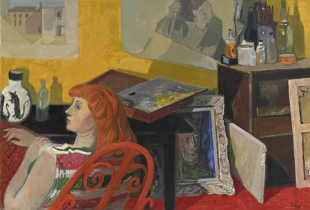 Femme dans l'atelier