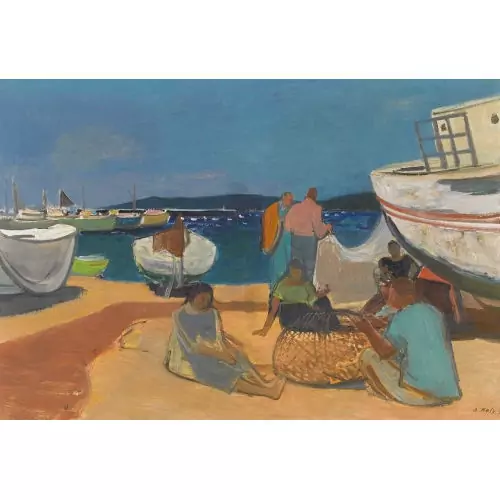 "Pêcheurs de Palamos (Espagne)"