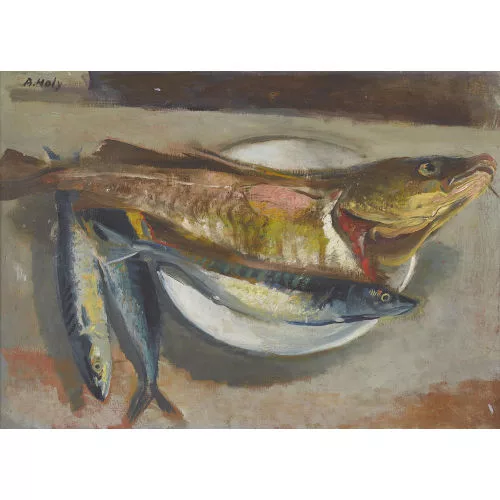 Adrien Holy — Stillleben mit Fischen.