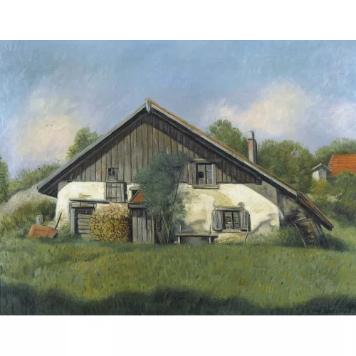 Aimé Barraud — Bauernhaus im Sonnenschein.