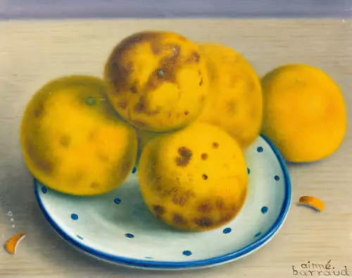 AIMÉ BARRAUD — Still-life with citrus fruit. — Koller Auktionen